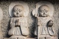 Little buddhist sculptures in Wenshu Monastery Royalty Free Stock Photo