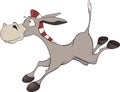 The little burro. Cartoon