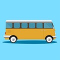 Little Bus side view - Van - Illustration