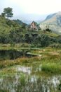 A little cabin or chalet in the mountains of Chitaga, Colombia Royalty Free Stock Photo