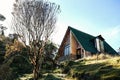 A little cabin or chalet in the mountains of Chitaga, Colombia Royalty Free Stock Photo