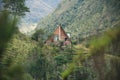 A little cabin or chalet in the mountains of Chitaga, Colombia Royalty Free Stock Photo