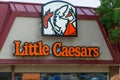 Little Caesars Restaurant Exterior and Trademark Logo