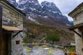 Little cafe in Papigo of Zagorochoria in Epirus Greece Royalty Free Stock Photo