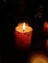 Little candle light in the dark