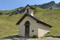 Little capel in the French Alps Royalty Free Stock Photo