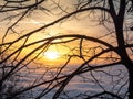 Little Carpatians mountains sunrise Royalty Free Stock Photo