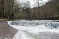 Little cascade in Ponte Caldelas Spain Royalty Free Stock Photo