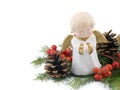 Little ceramic angel - Christmas decoration