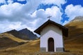 Little chapel in the mountains Royalty Free Stock Photo