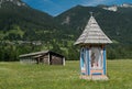Little chapel in Mojstrana in valley of Sava river