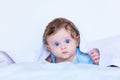 Little child boy with blue eyes Royalty Free Stock Photo