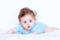 Little child boy with blue eyes Royalty Free Stock Photo