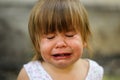 Little child crying Royalty Free Stock Photo
