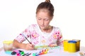 Little child drawing Royalty Free Stock Photo