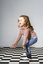 Little child playing Royalty Free Stock Photo