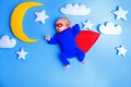 Little child superhero Royalty Free Stock Photo