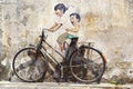 Little Children on a Bicycle Mural.