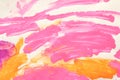 Little childrens beautiful abstract painting Royalty Free Stock Photo