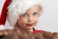 Little chocolate Santa Royalty Free Stock Photo