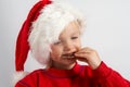 Little chocolate Santa Royalty Free Stock Photo