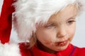 Little chocolate Santa Royalty Free Stock Photo