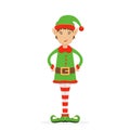 Little Christmas elf Royalty Free Stock Photo