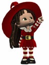 Little Christmas Elf-Toon Figure