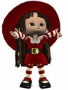 Little Christmas Elf-Toon Figure