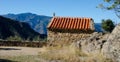 Little church above the village of vernet-les-bains