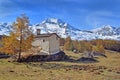 Little church in french alpine national park