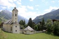 Little church in Tyroler Brandberg, Austria Royalty Free Stock Photo