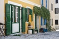 A little cobbles street in a Mediterranean country Royalty Free Stock Photo