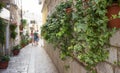 A little cobbles street in a Mediterranean country Royalty Free Stock Photo