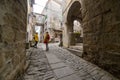 A little cobbles street in a Mediterranean country