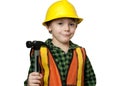 Little construction worker Royalty Free Stock Photo