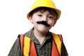 Little construction worker Royalty Free Stock Photo