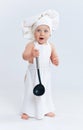 Little cook. Royalty Free Stock Photo