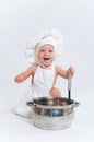 Little cook. Royalty Free Stock Photo