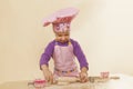 Little cook. Royalty Free Stock Photo