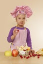 Little cook. Royalty Free Stock Photo