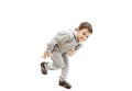 Little cool hip-hop boy in dance Royalty Free Stock Photo