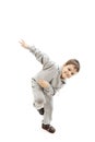 Little cool hip-hop boy in dance Royalty Free Stock Photo