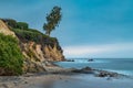 Little Corona del Mar Beach Long Exposure Royalty Free Stock Photo