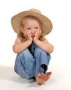 Little country girl Royalty Free Stock Photo