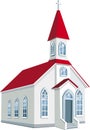 Little county Christian church Royalty Free Stock Photo