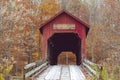 Bee Branch Covered Bridge in Indiana
