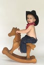 Little Cowboy Royalty Free Stock Photo