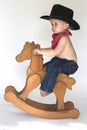 Little Cowboy Royalty Free Stock Photo