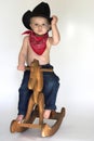 Little Cowboy Royalty Free Stock Photo